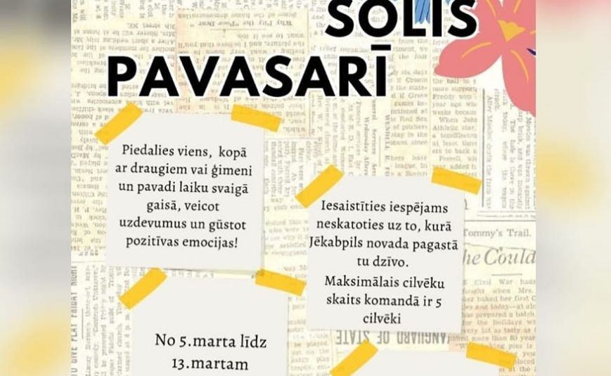 Iesoļo pavasarī, piedaloties foto orientēšanās konkursā