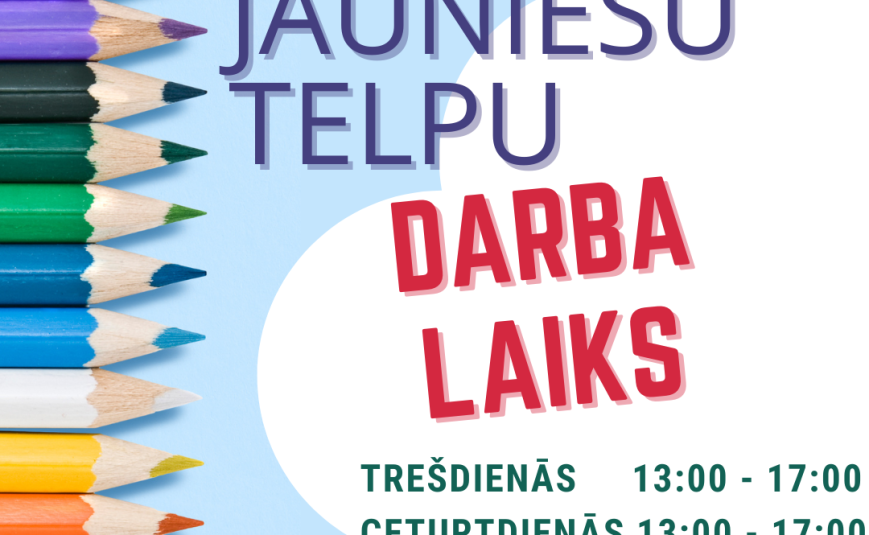 Salas jauniešu telpām mainīts apmeklētāju darba laiks