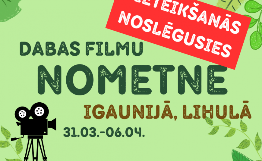 Apstiprināti dalībnieki dabas filmu nometnei Igaunijā