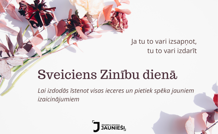 Sveicam Zinību dienā
