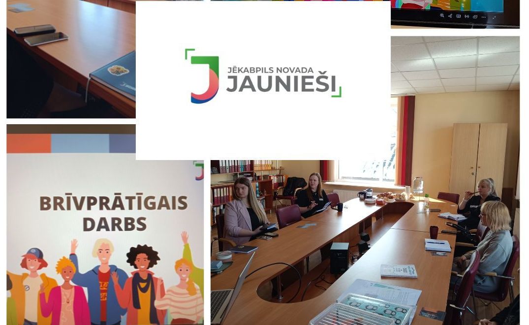 Jēkabpils novada BJC jaunatnes darbinieki tikās ar pašvaldības pārstāvjiem, lai apspriestu brīvprātīgā darba aktualitātēm
