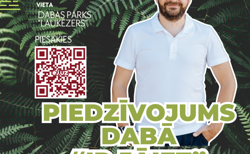 Pievienojies piedzīvojumam dabā ar Māri Resni